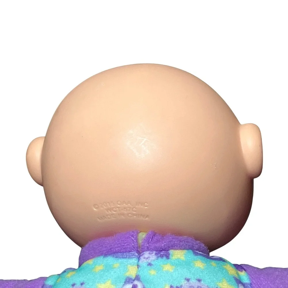 Cabbage Patch Kids Baby Doll Kids 9 inch Purple Owl Sleeper Good Blue Eyes 2015